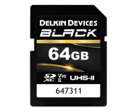 Delkin Devices 64GB SDXC BLACK Rugged UHS-II (V90) - 1258046 - zdjęcie 1